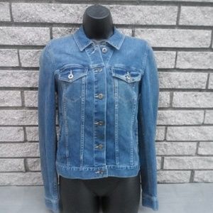 Vince Camuto Classic Trucker Denim Jacket Small